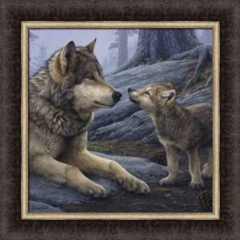 Brother Wolf Framed Print