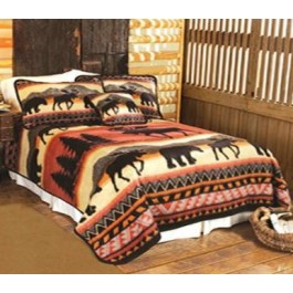 Northern Territory Fleece Bed Set-King