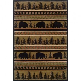 Bear Forest Area Rugs