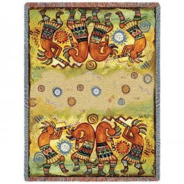 Kokopelli Quartet Afghan