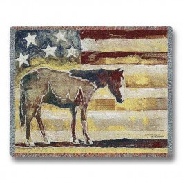 American Horse Afghan