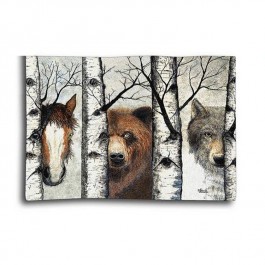 Woodland Trio Wildlife Wall Hanging