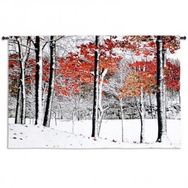 Early Snowfall Wall Tapestry