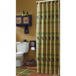 Bear Tracks Shower Curtain