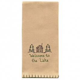 Welcome to the Lake Dish Towel