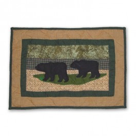 Lodge Fever Bear Place Mats - Set of 4