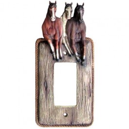 Horses GFI/Rocker Plate