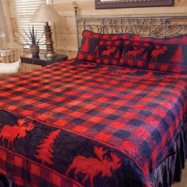 Moose Creek Fleece Bed Sets