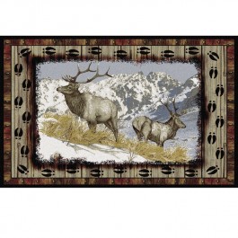 Ridgeline Elk Area Rug