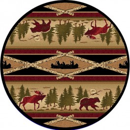 Aspen Wilderness Round Rug