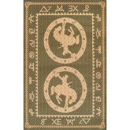 Sage Double Up Cowboy Area Rugs