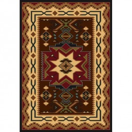 Chocolate Santa Fe Star Rug Collection