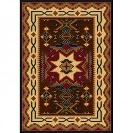 Chocolate Santa Fe Star Rug Collection