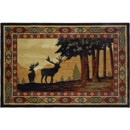 Southwest Deer Rug 30 x 46