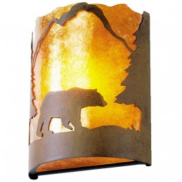 Timber Ridge Bear Sconce