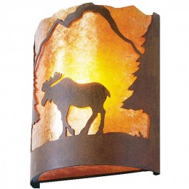 Timber Ridge Moose Sconce