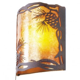 Timber Ridge Pine Cone Sconce