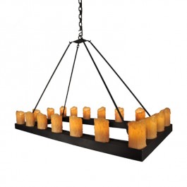 Rectangle Candle Chandelier