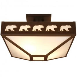 Band of Bear Drop Ceiling Mount