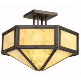 Rivets Hexagon Ceiling Light