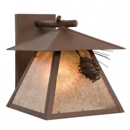 Cascade Ponderosa Pine Cone Sconce