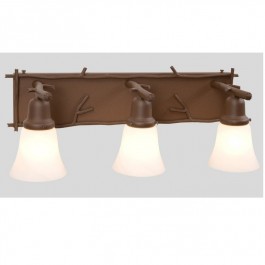 Twigs Glacier Triple Vanity Light