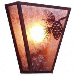 Pine Cone Vegas Sconce