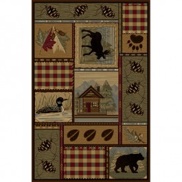 Bear Cabin Area Rugs