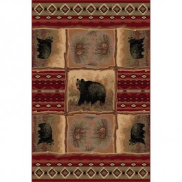 Crimson Bear Area Rugs