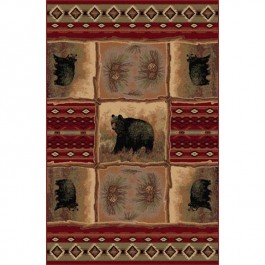 Crimson Bear Area Rugs