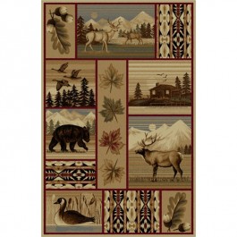 Yellowstone Wildlife Area Rugs