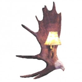 Right Facing Carved Eagle Sconce