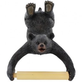 Upside Down Bear Cub Toilet Paper Holder