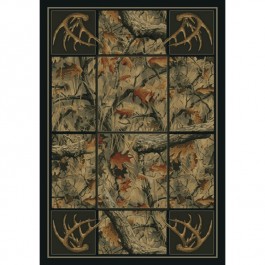 Antlers Camo Area Rugs