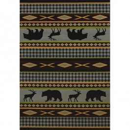 Manitou Blue Bear Area Rugs