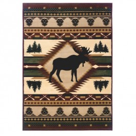 Moose Wilderness Rugs