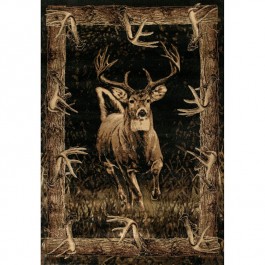 Running Deer Area Rugs