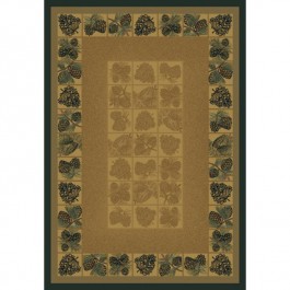 Natural Pine Cone Area Rugs