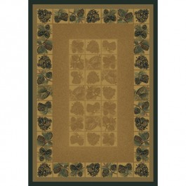 Natural Pine Cone Area Rugs