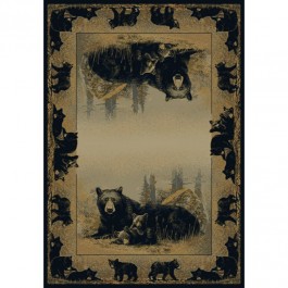 Time to Play Bear Rug