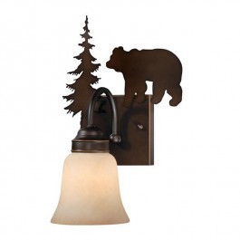 Bozeman Bear Single Wall Sconce 