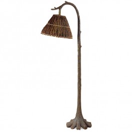 Tree Trunk Floor Lamp