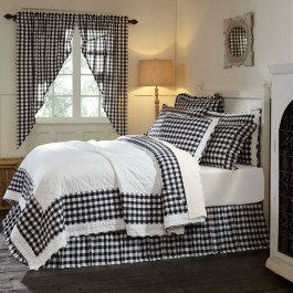 Annie Black Buffalo Check Quilt