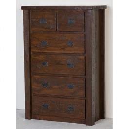 Northwoods Barnwood 6 Drawer Chest