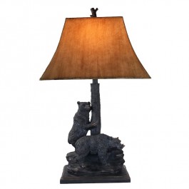 Twin Bears Table Lamp