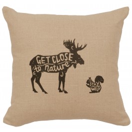 Close to Nature Linen Pillow 16" x 16" (5 colors)