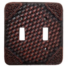 Woven Leather Switch Covers