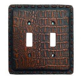 Faux Crocodile Skin Switch Covers