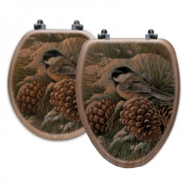 December Dawn Chickadee Toilet Seats