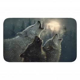 Wolf Bath Mat Memory Foam DISCONTINUED